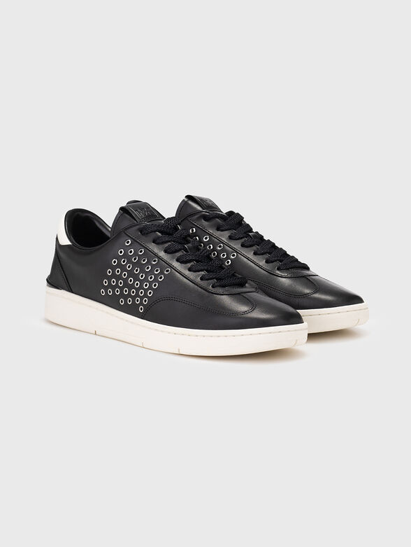 WILTON leather sneakers with eyelets - 2