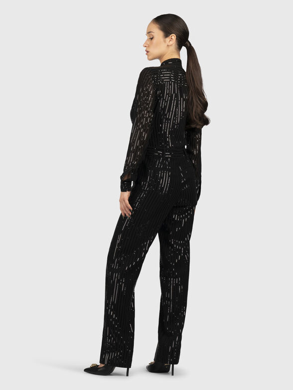 Jumpsuit with appliqu&eacute;d sequins - 2