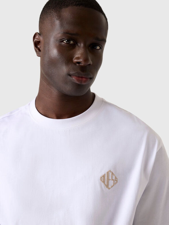 Beige oversized T-shirt - 4