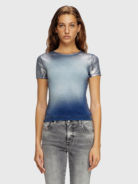 T-ELE-LONG-Q1 T-shirt with silver details - 1