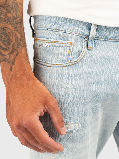 Slim jeans in blue - 4