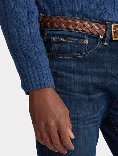 Dark blue jeans - 3