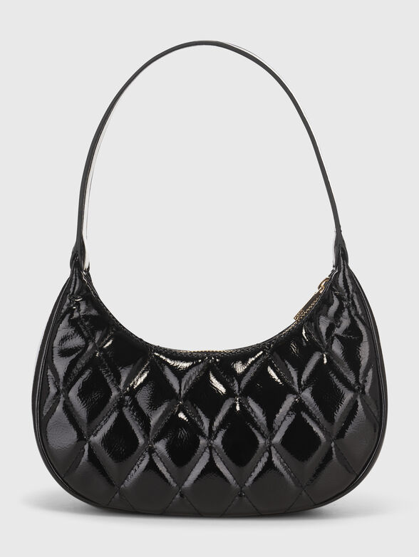 Black bag with lacquer effect and metal details - 2
