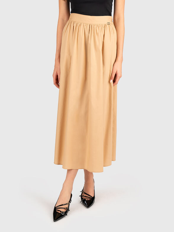 Midi skirt with pockets - 0