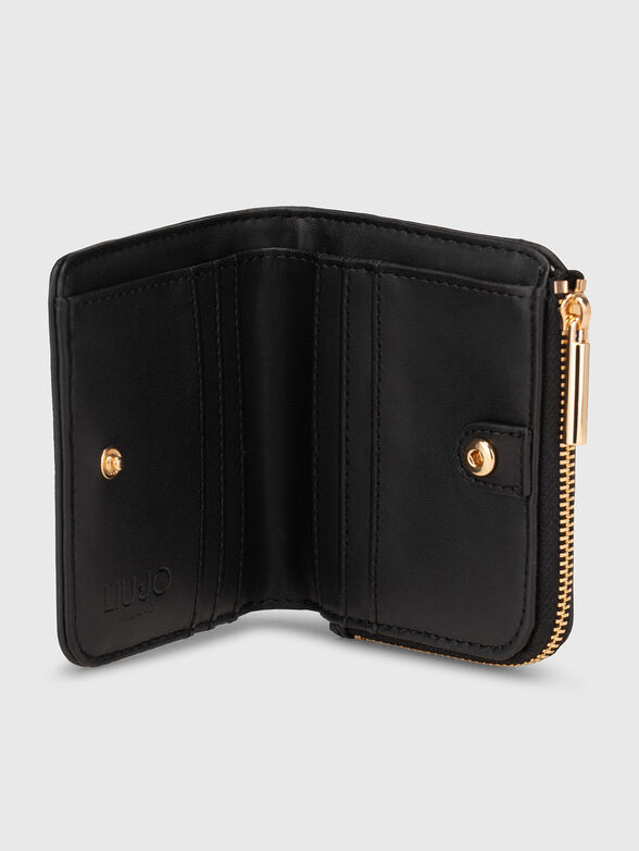 Small wallet in black  - 3