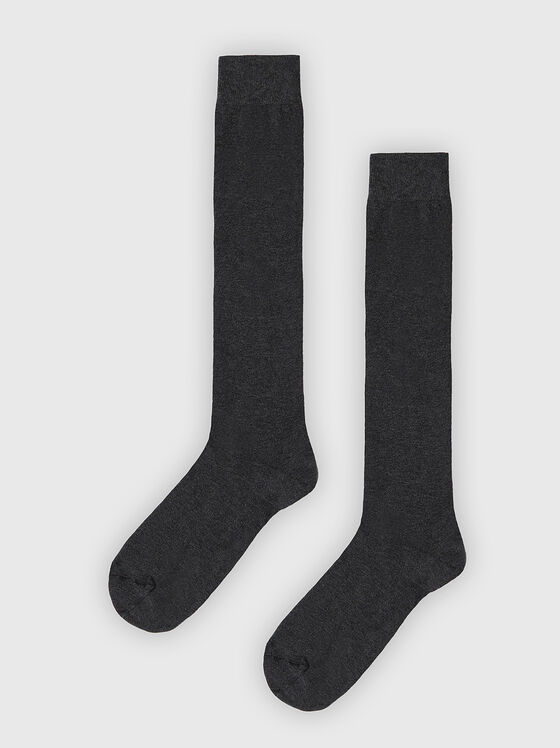 Set of three pairs of black socks - 1