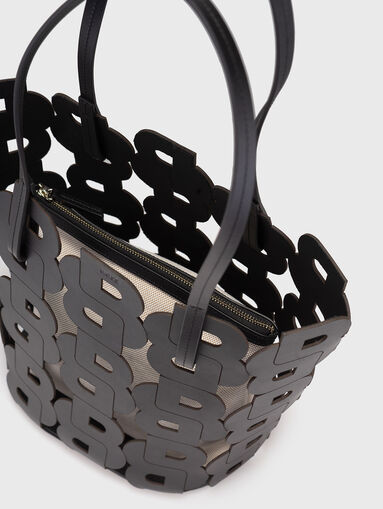 LINDAH leather tote bag - 5