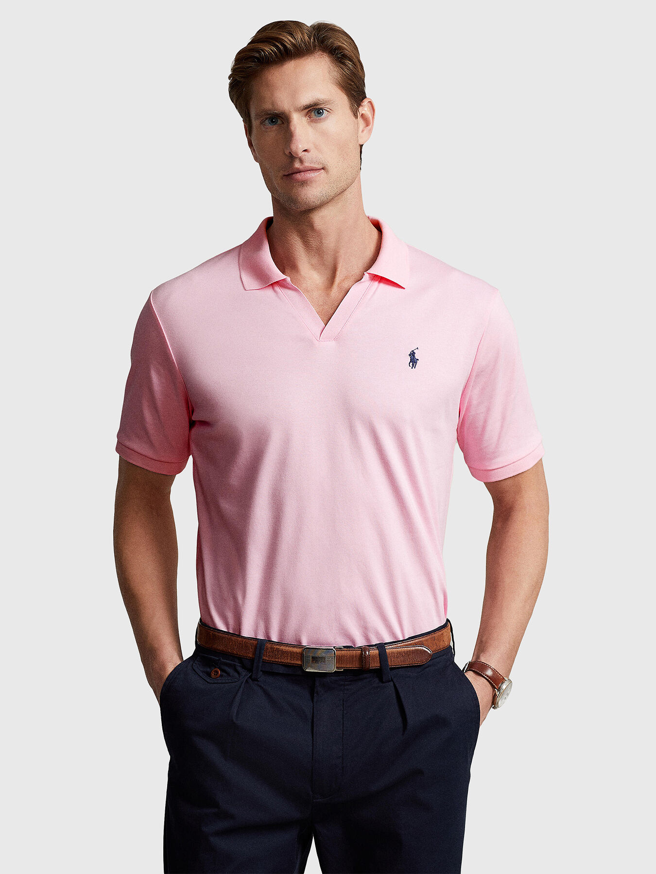 Pink ralph lauren on sale top