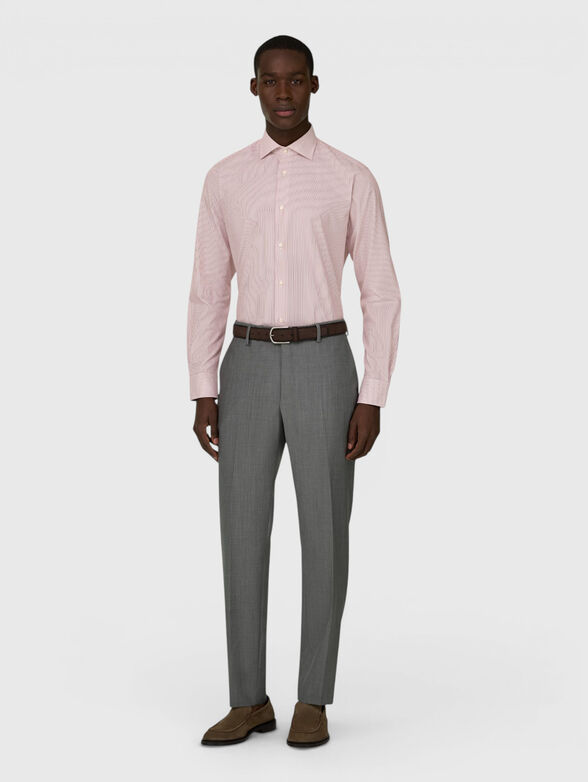 Cotton shirt with stripes - 2