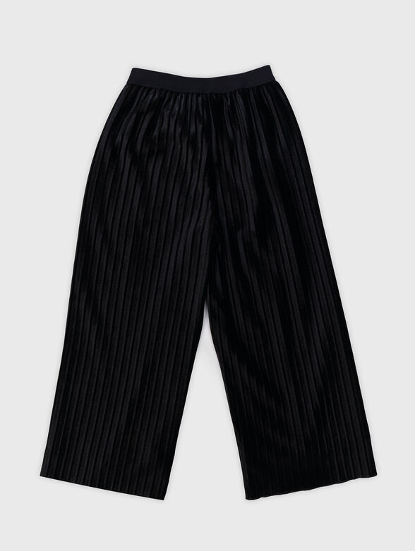 Black trousers with wide legs - 2