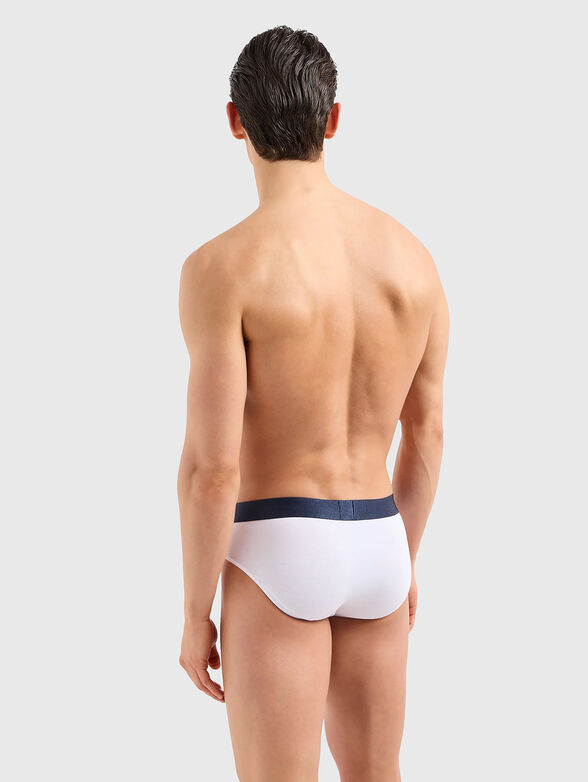 Black briefs with contrasting logo lettering - 2