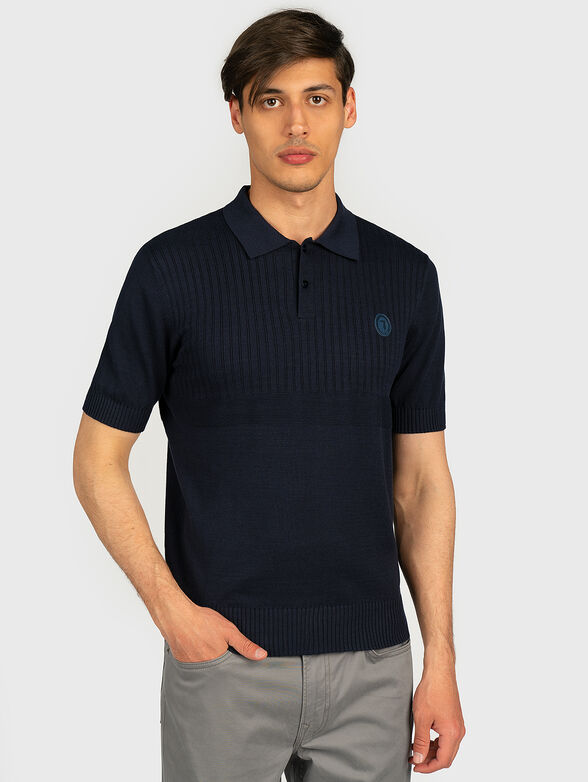 Knitted polo-shirt - 1