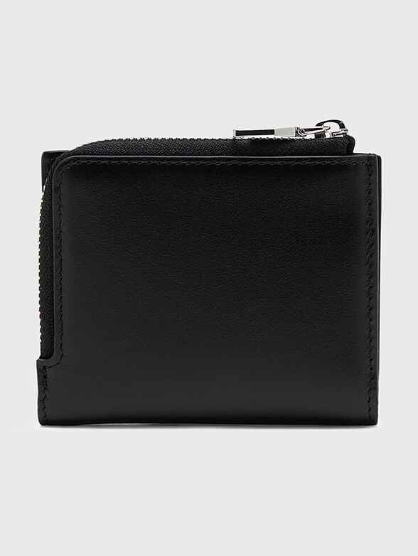 1DR leather card holder with oval logo - 2