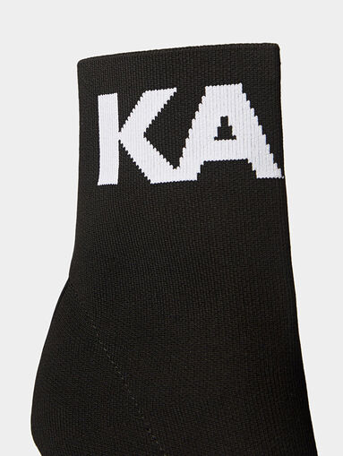 PANDORA Sock boots with a contrasting logo - 4