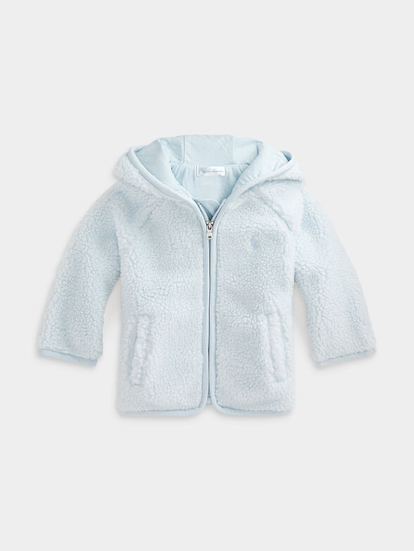 Jacket with hood and zipper - 1