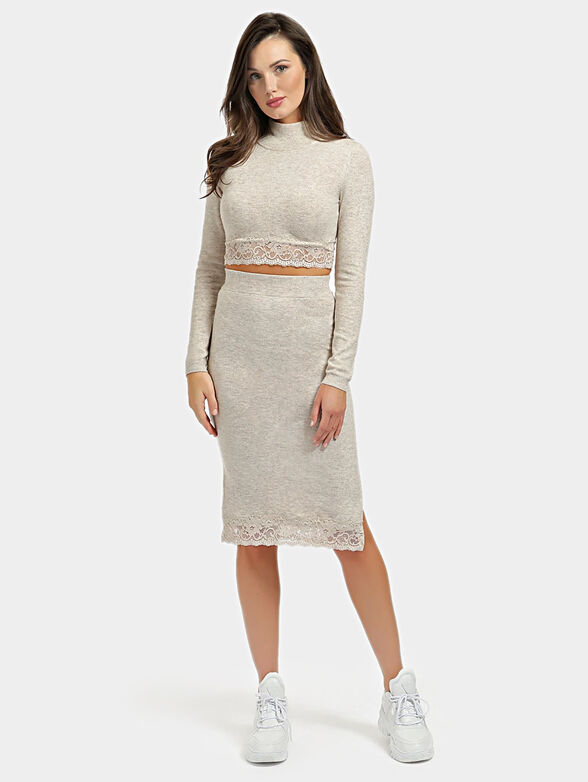 ALTHEA Skirt with lace details - 2