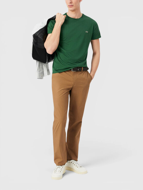 Green cotton T-shirt - 2
