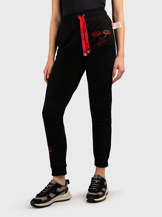 JL010 sports pants with print - 1