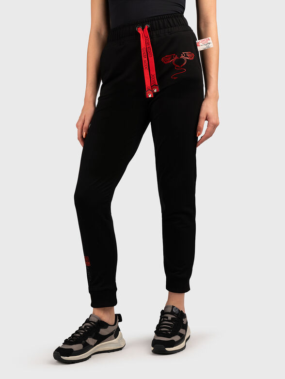 JL010 sports pants with print - 0