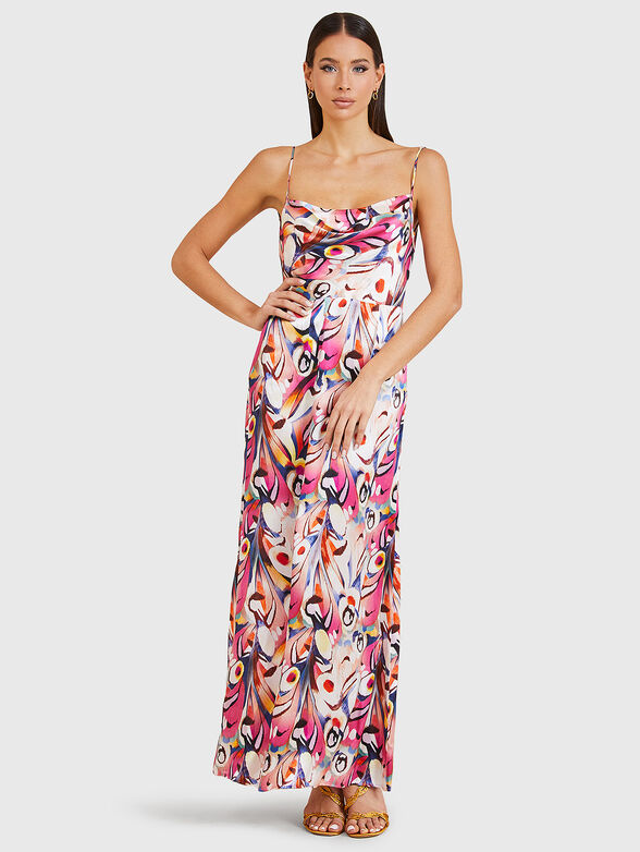 MADELYN maxi dress with colorful print - 1