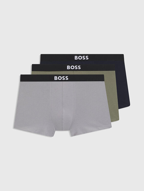 Set of three black boxers - 1