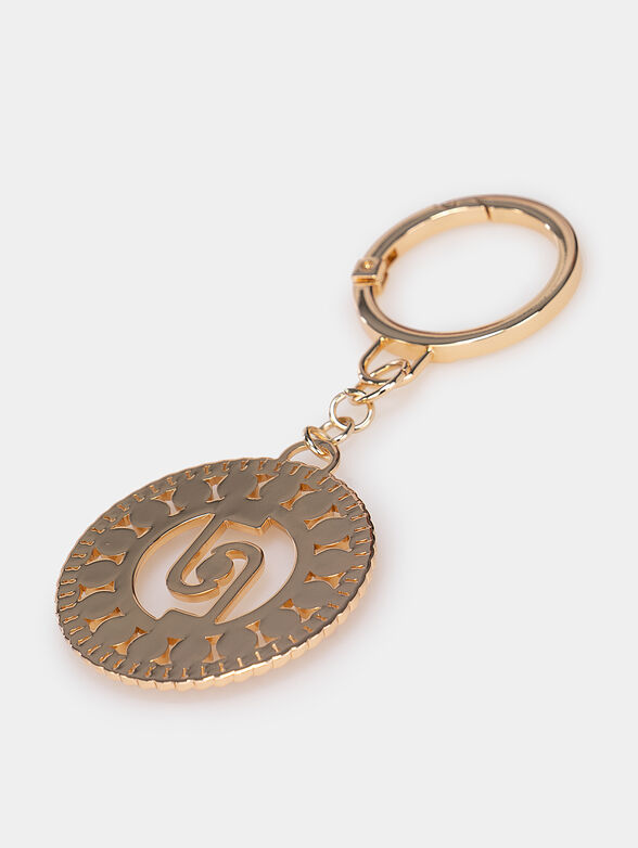 Keyring with logo pendant - 2