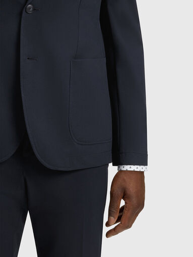 P-HANRY dark blue slim jacket  - 5