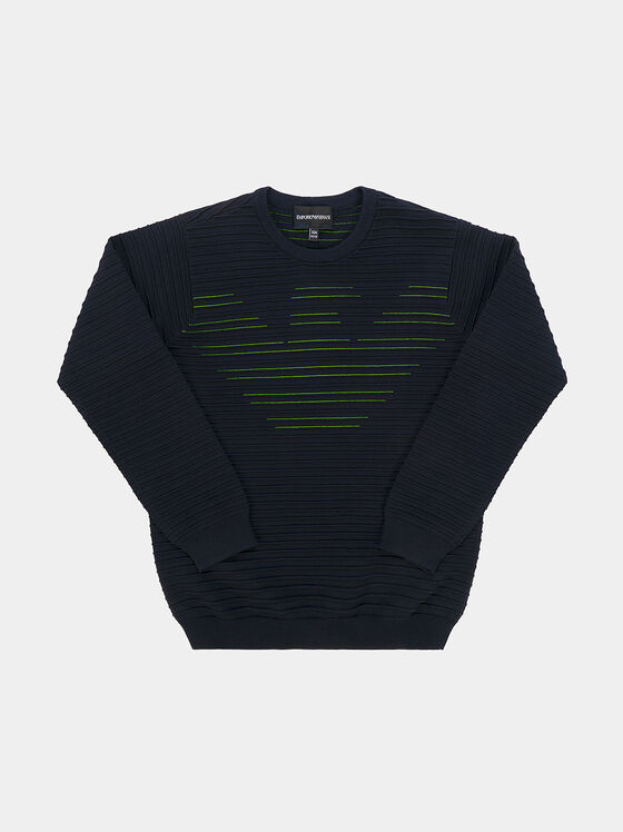 Текстуриран пуловер  - 1