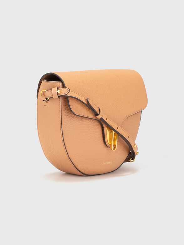 Green leather crossbody bag - 4