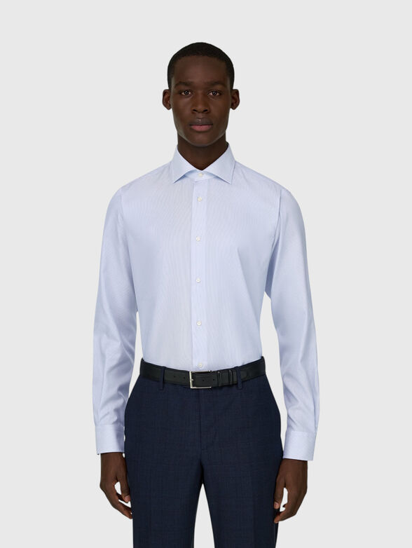 Light blue cotton shirt - 1