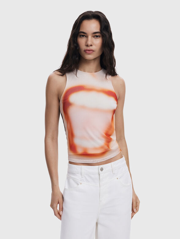 Top with abstract print - 1