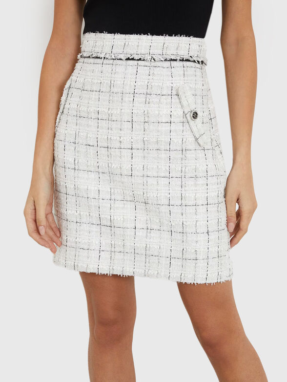 SOFIA tweed mini skirt - 1