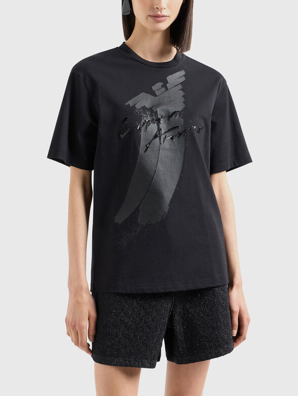 T-shirt with accent logo - 1