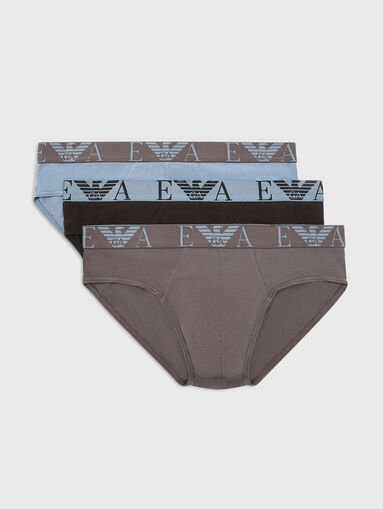 Set of three briefs with logo - 5
