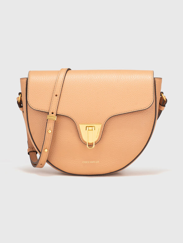 Green leather crossbody bag - 1