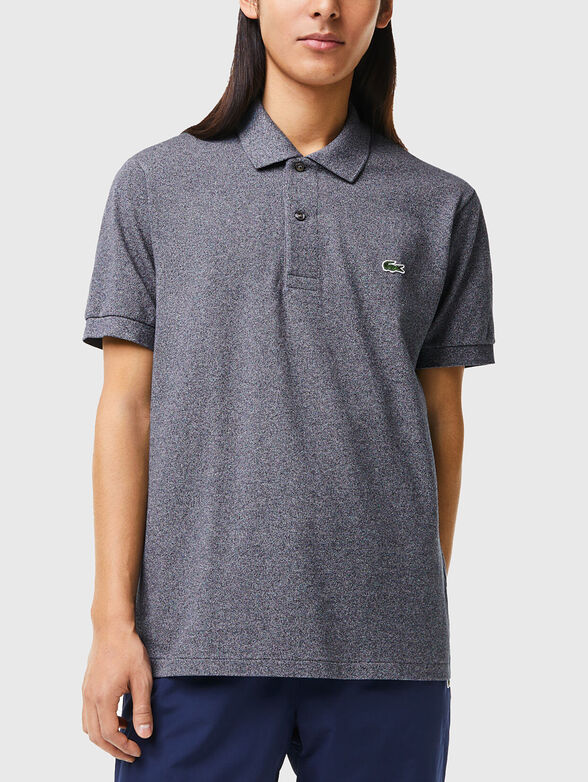 Polo-shirt L.12.12 with short sleeves in dark blue - 1