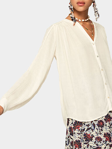 CAROLINE Shirt in champagne color - 4