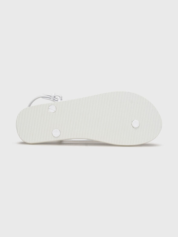 Flip-flops with print in blue color - 5
