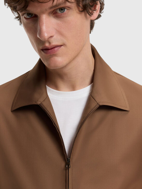 BECKHAM x BOSS wool jacket with a double zip - 4