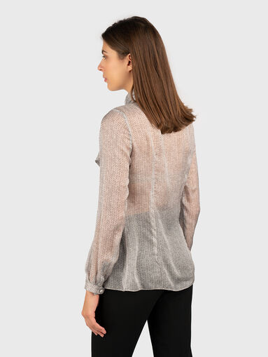 Shirt with accent ribbon - 3