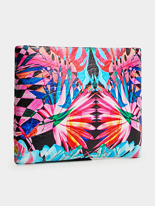 Wallet with tropical print - 2