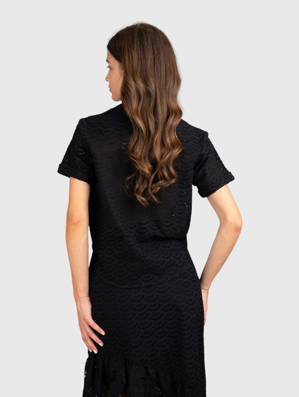 Shirt with openwork motifs - 3