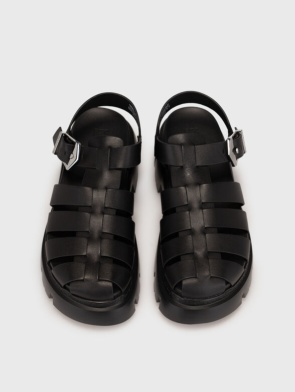 SUN TREKKA leather sandals - 6