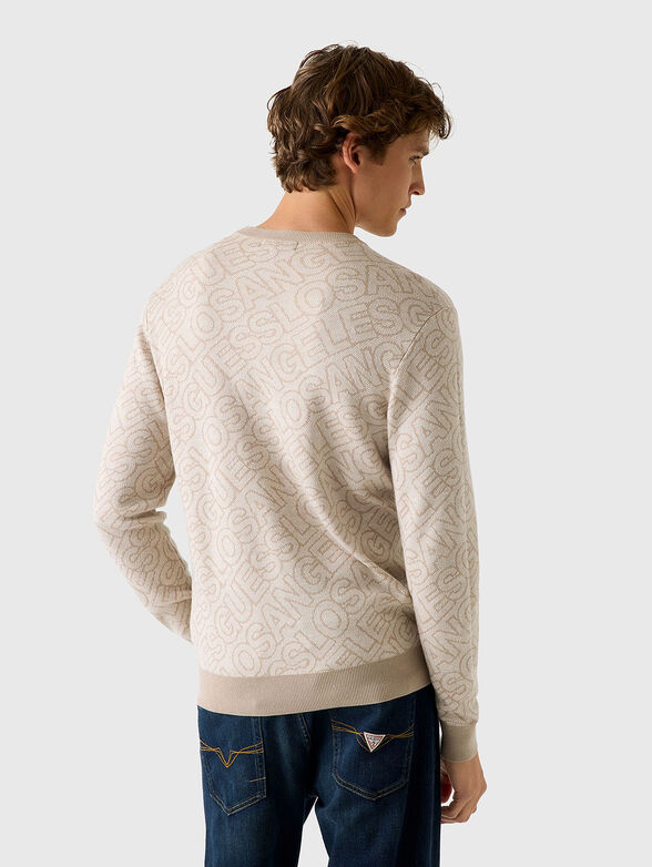 Jacquard logo sweater - 3