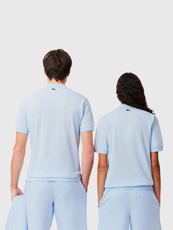 Unisex cotton polo shirt with logo embroidery - 3