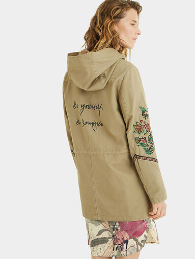 IGGY POP Embroidered parka - 5