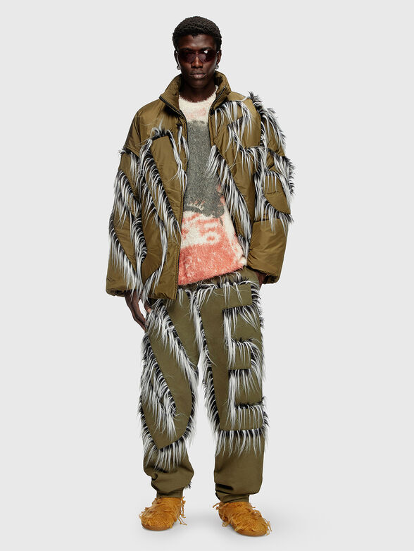 K-MUNARI wool blend  jumper with print - 2