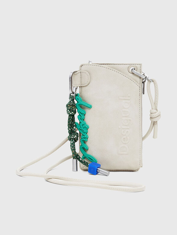 Phone case with decorations and embossed logo - 1