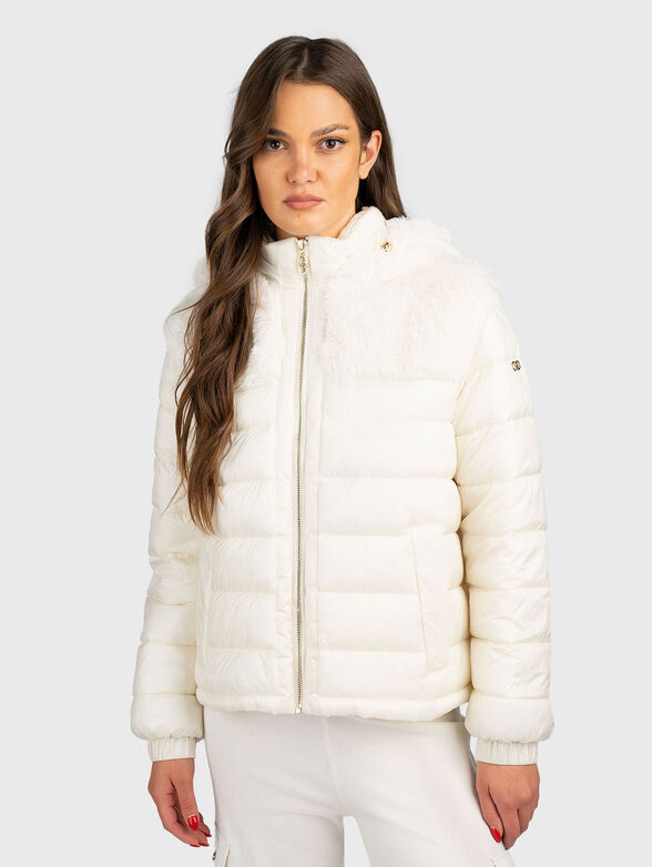 Quilted jacket with a soft texture - 1