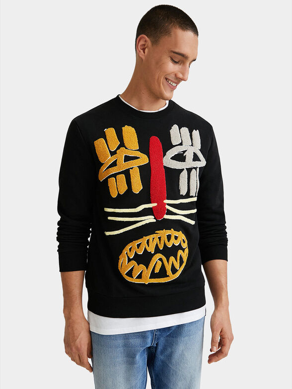 ANSEL sweatshirt with embossed details - 1